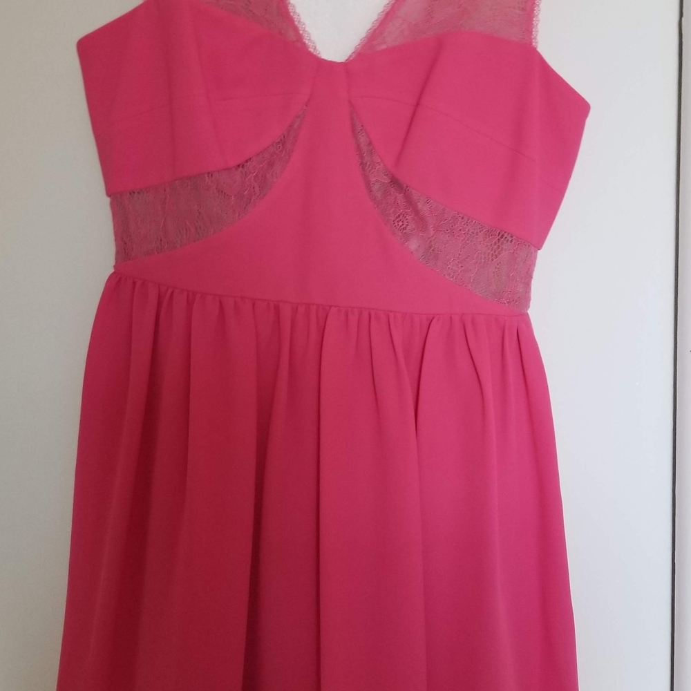 Max & Cleo Pink Mini Dress